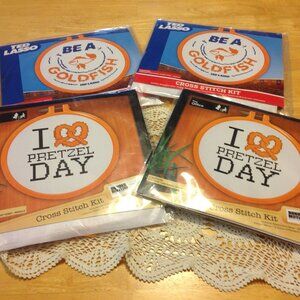 Cross Stitch Kits Bundle, Ted Lasso and The Office